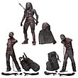 Walking Dead TV Bloody Black-and-White Michonne and Zombies